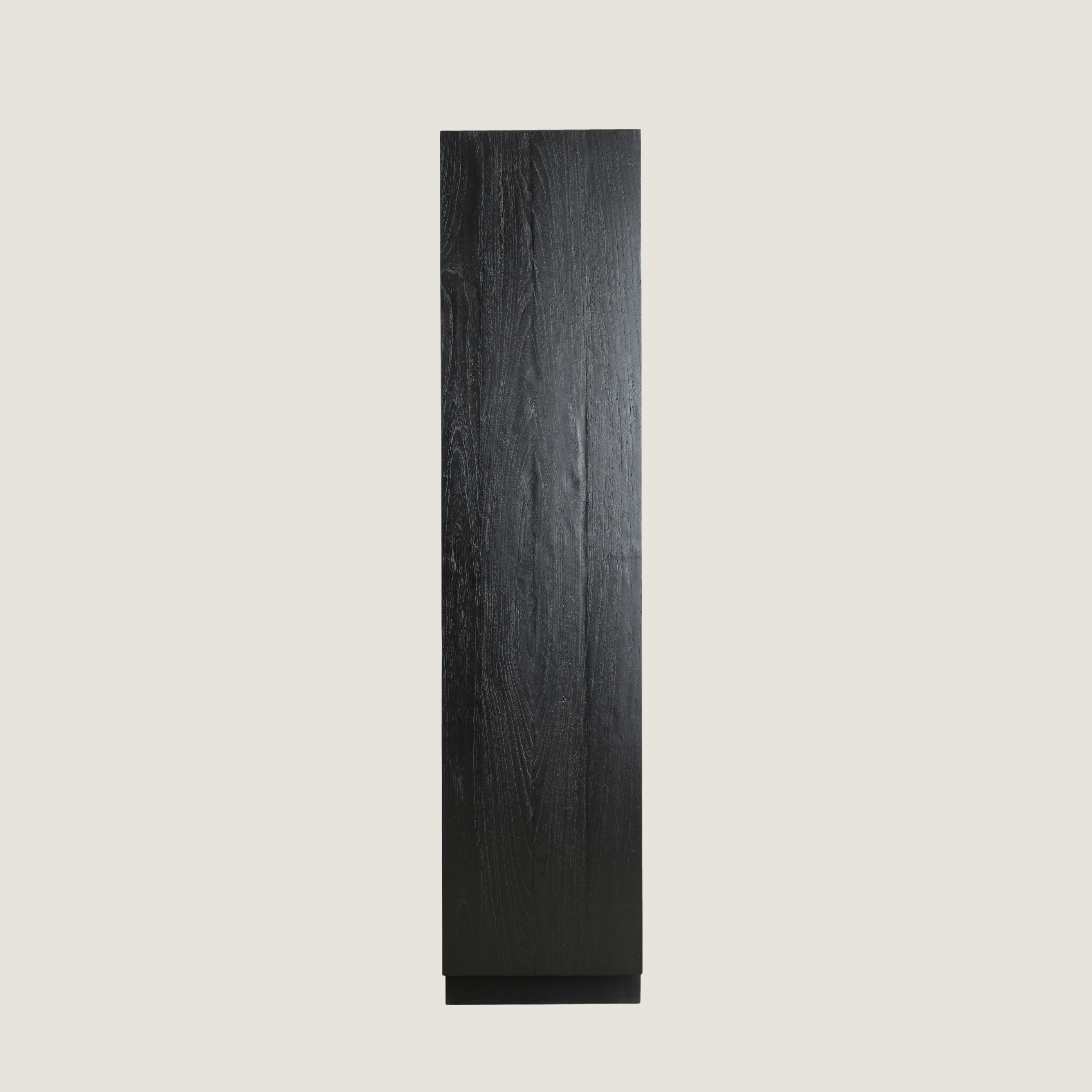 Morant - Freestanding Display Cabinet with Bookshelf In Dark in Black
