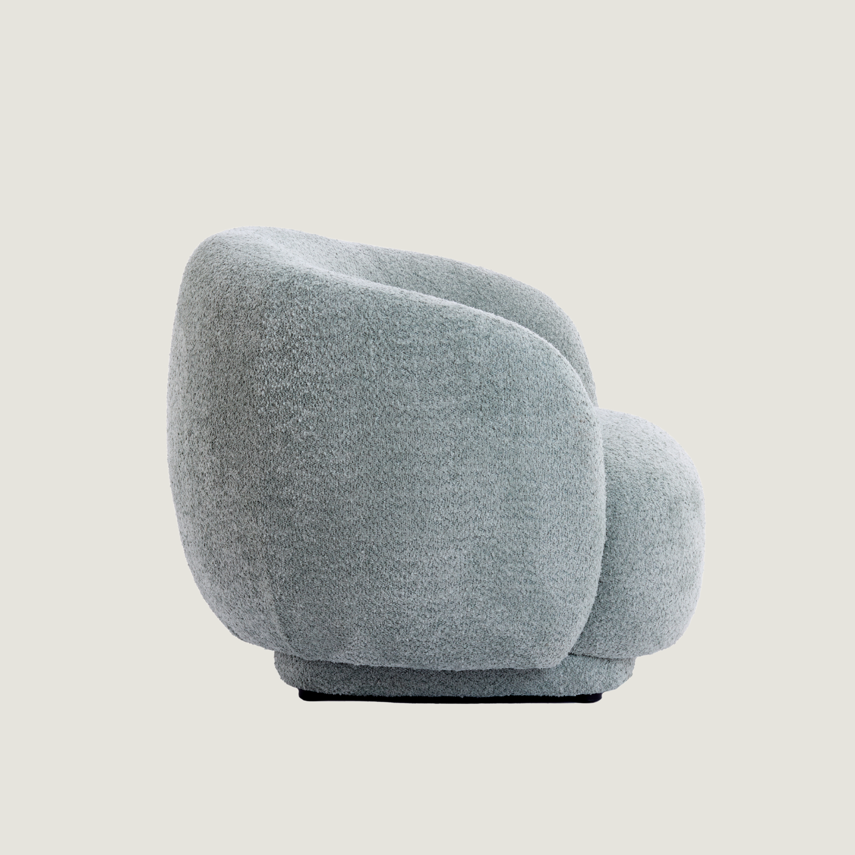 Astoria - Soft Textured Accent Lounge Chair In Mint