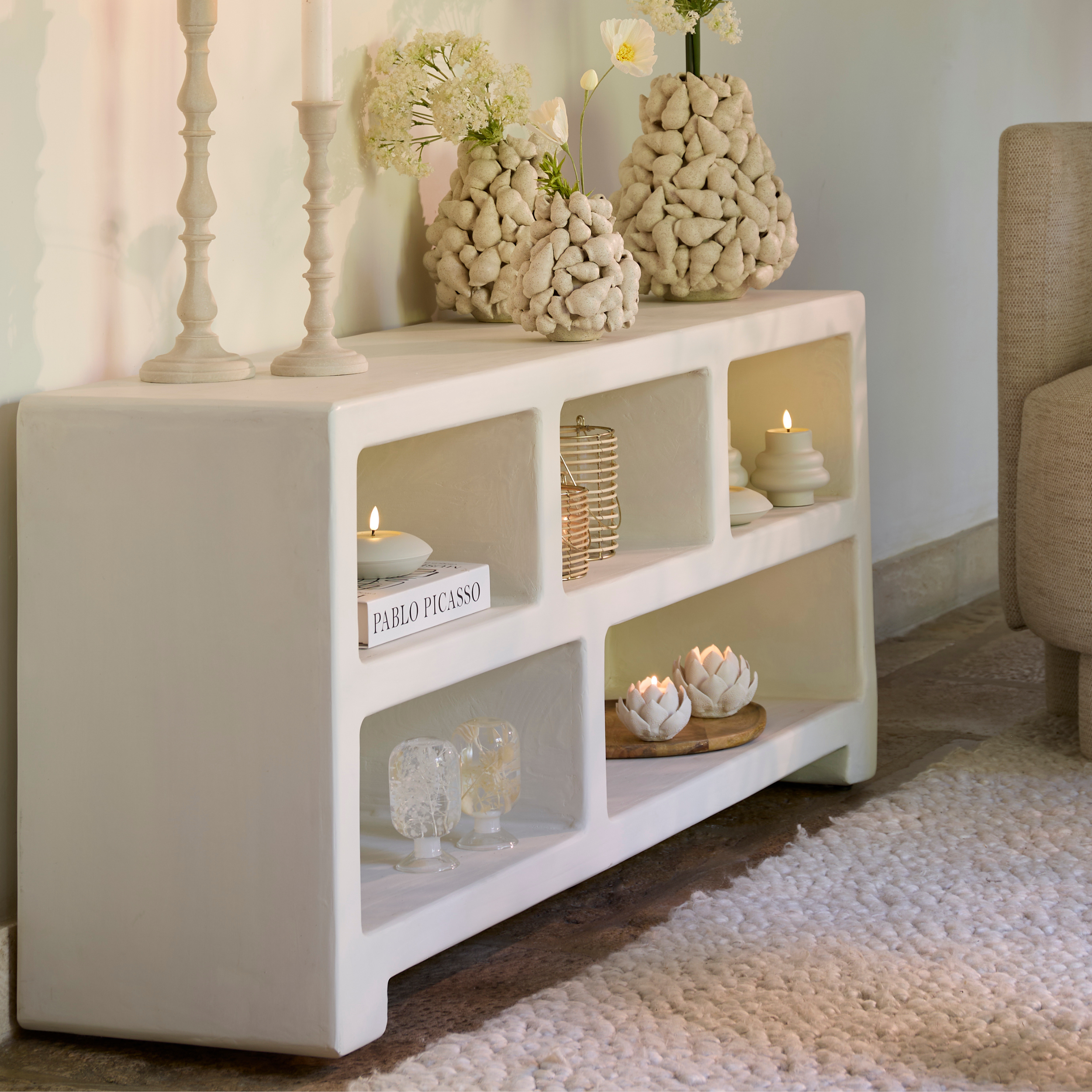 Blanca - Multi-Space Sideboard In White