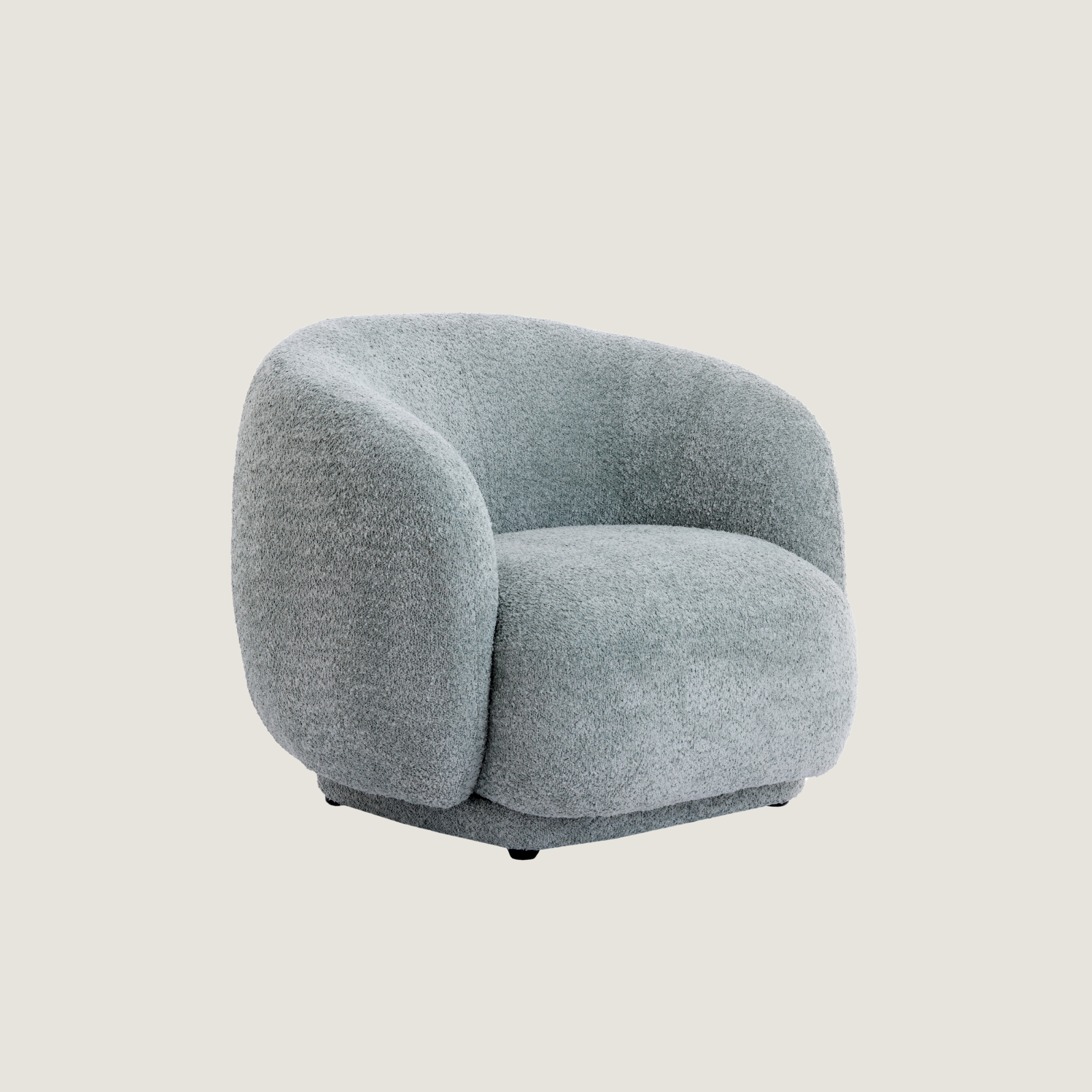 Astoria - Soft Textured Accent Lounge Chair In Mint