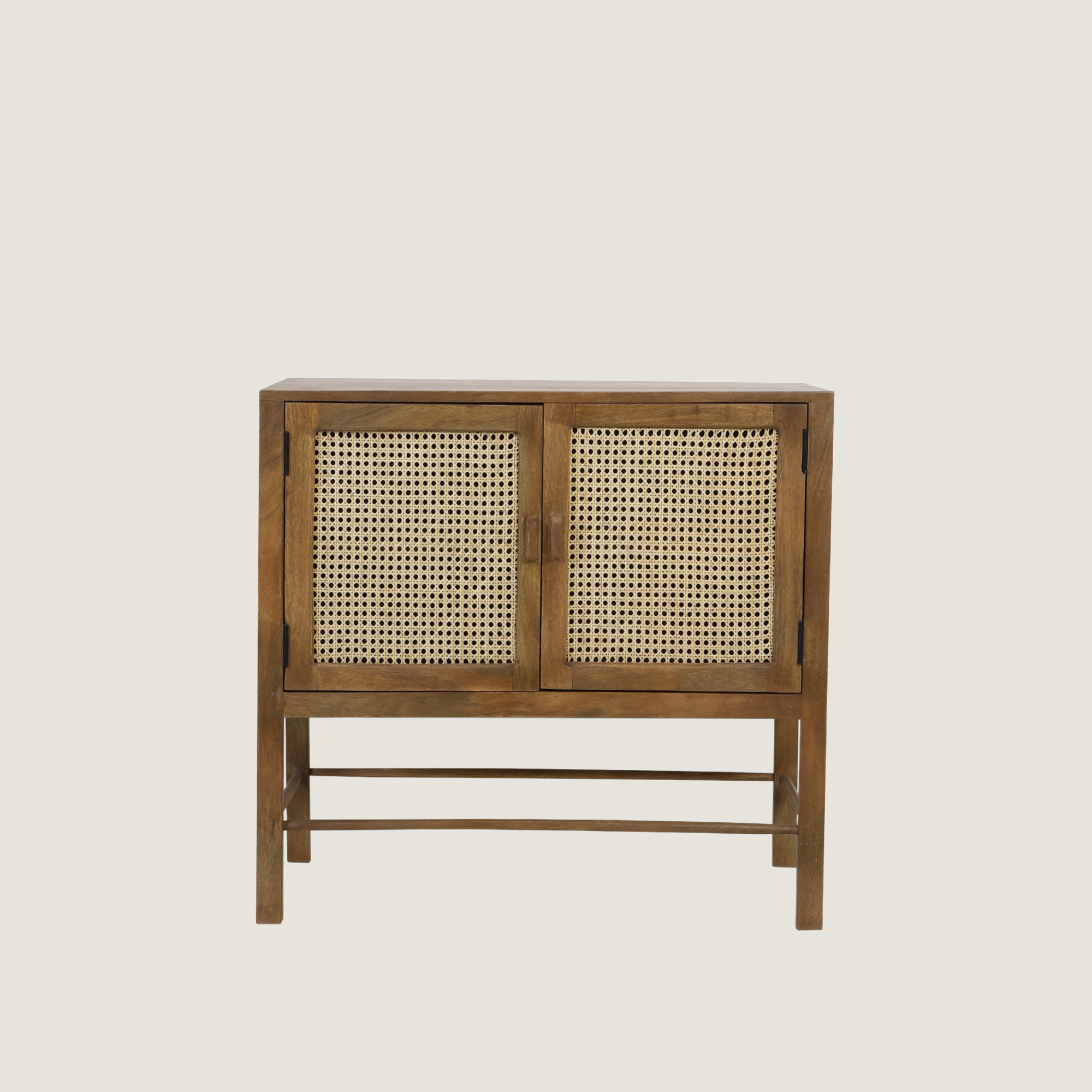 Kyoto - Light Mango wood & Rattan Sideboard Cabinet